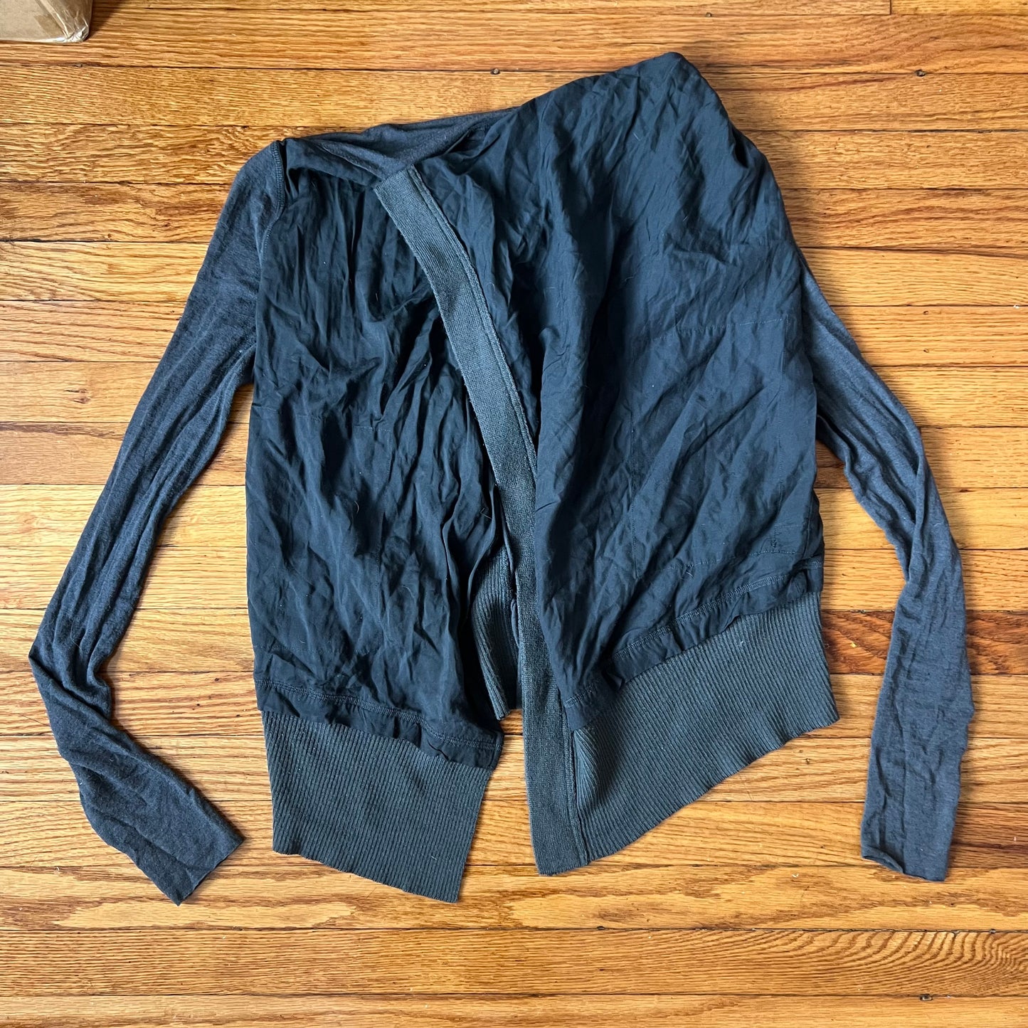 Asymmetrical draped top