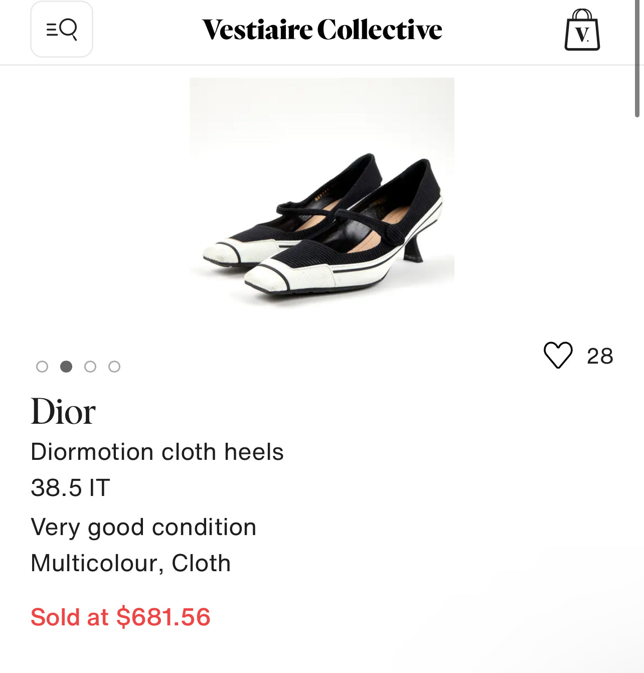 Christian Dior D-Motion technical heels
