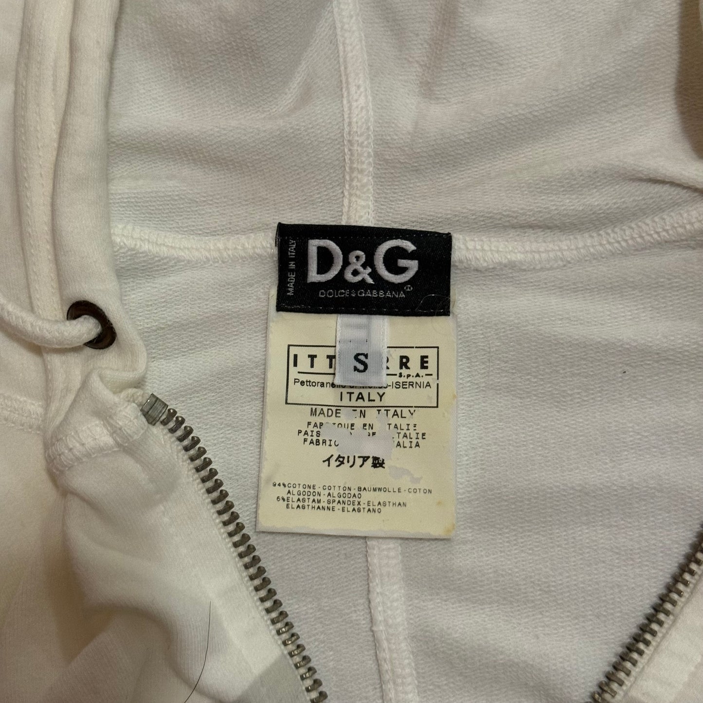 D&G Logo Zip Hoodie