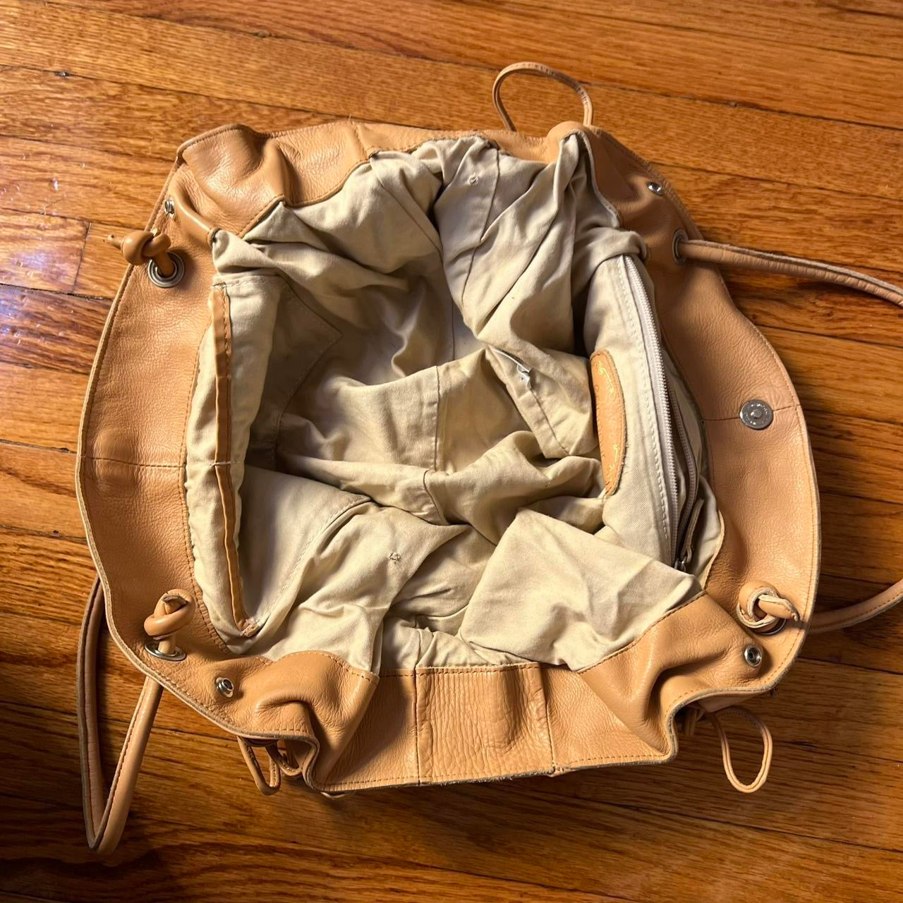 Lace up purse