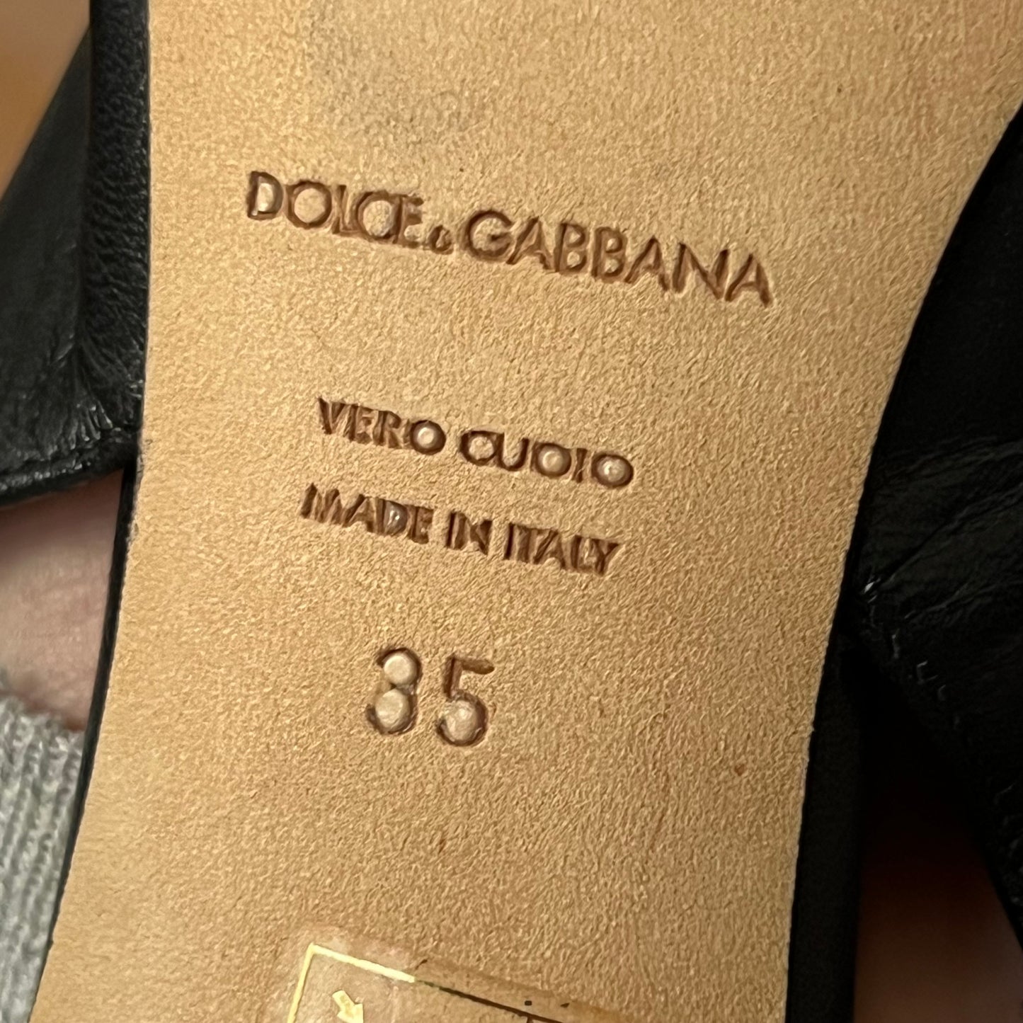 Dolce & Gabbana leather kitten heels