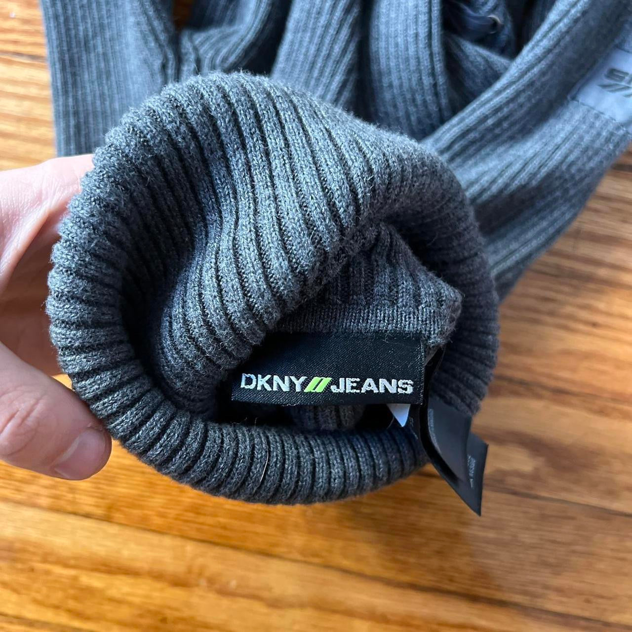 DKNY lace up turtleneck
