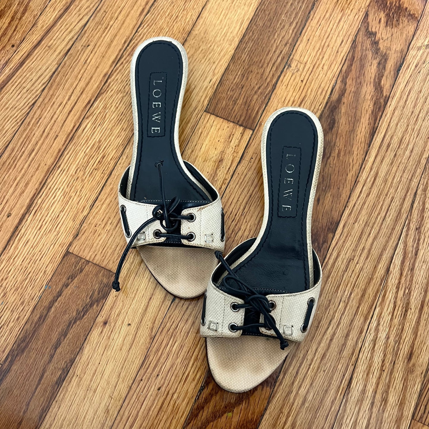 Loewe lace up sandals