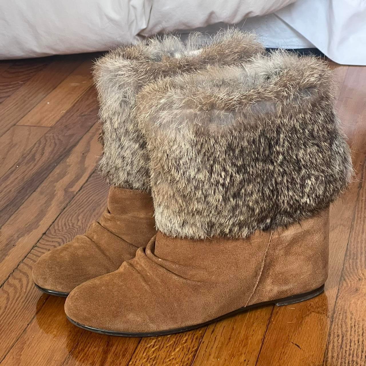 Fur boots