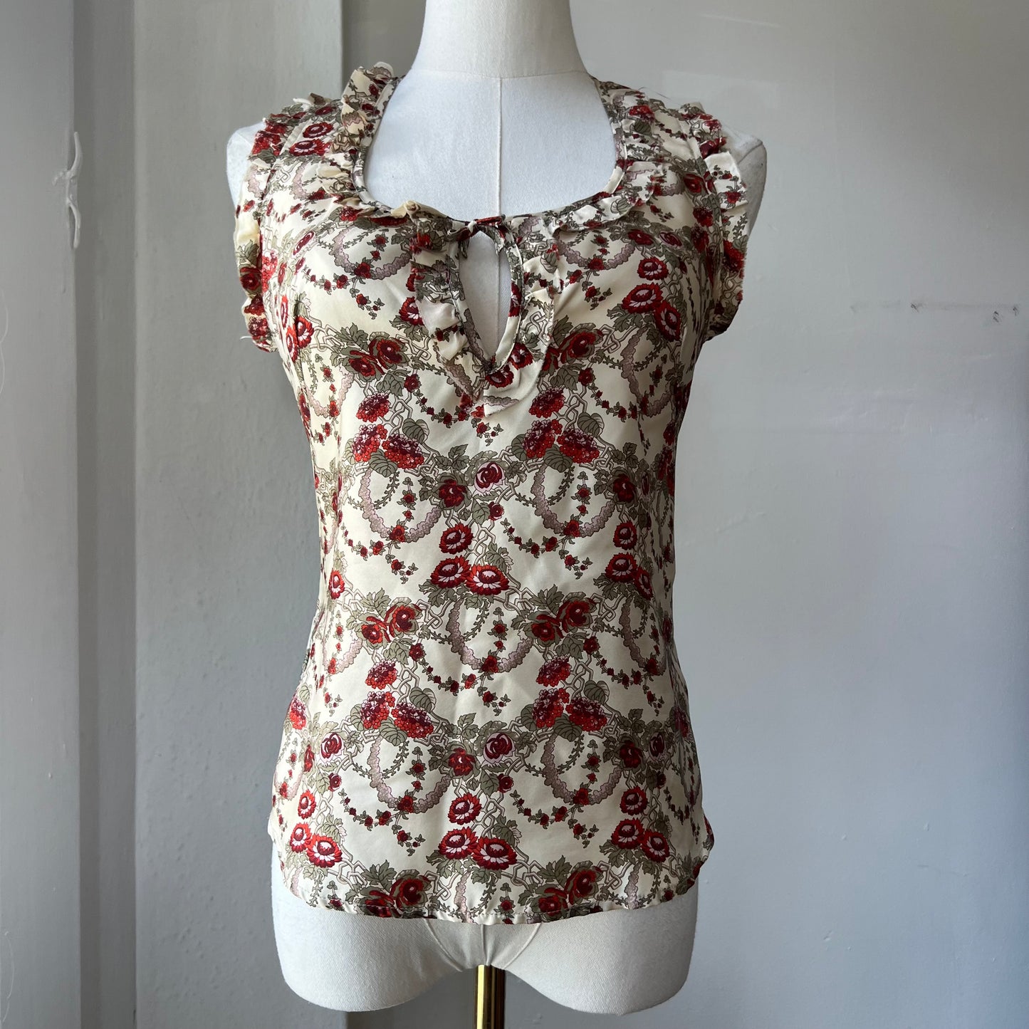 Isabel marant floral skirt set