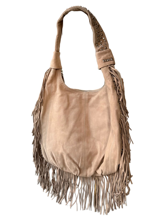 Fringe Suede Shoulder Bag