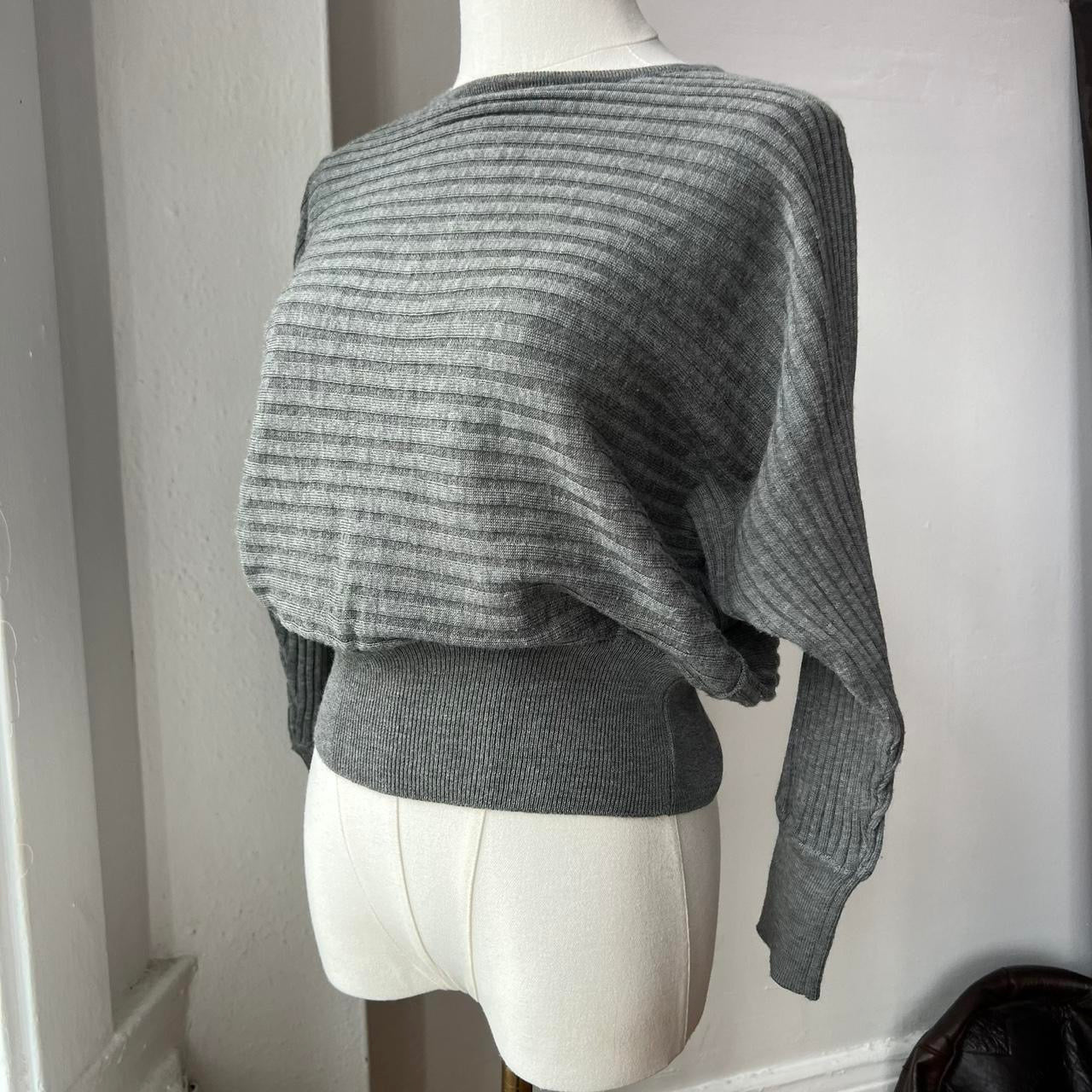 Doleman sleeve knit top