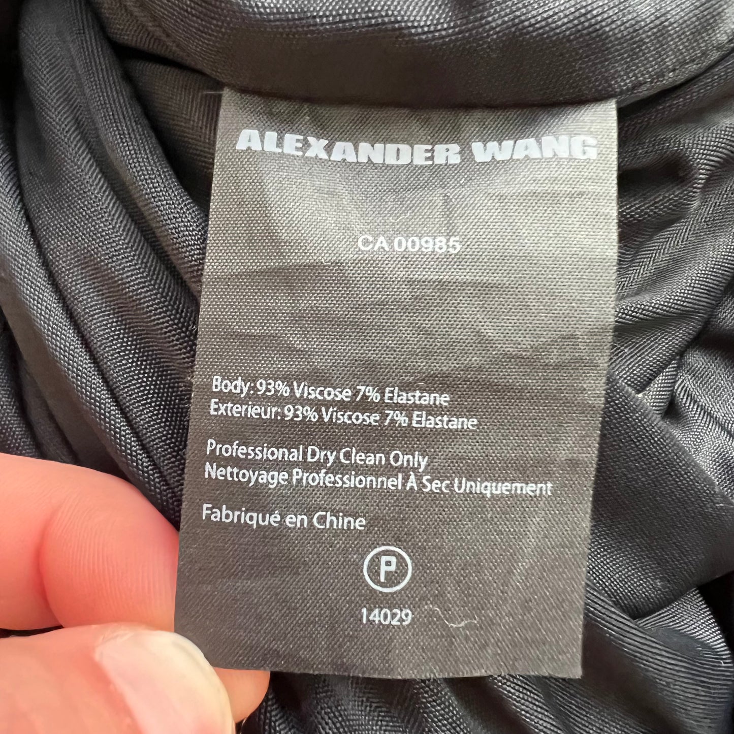 Alexander wang ruched dress