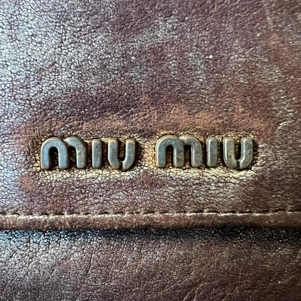 Miu Miu nappa leather wallet