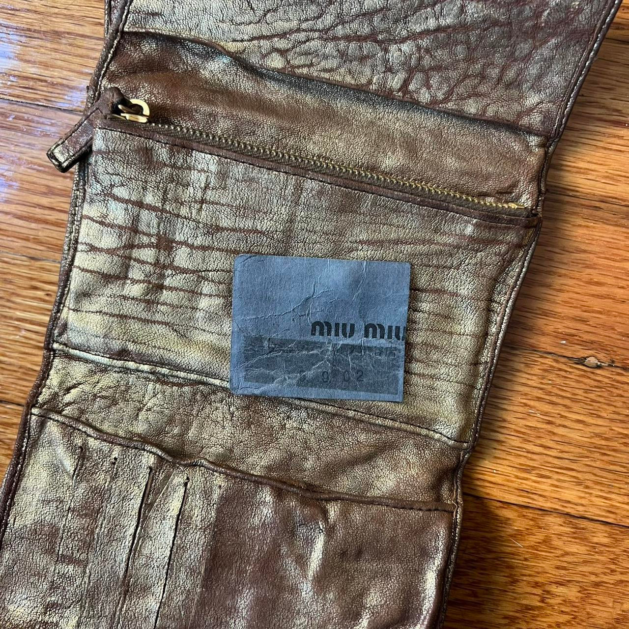 Miu Miu nappa leather wallet