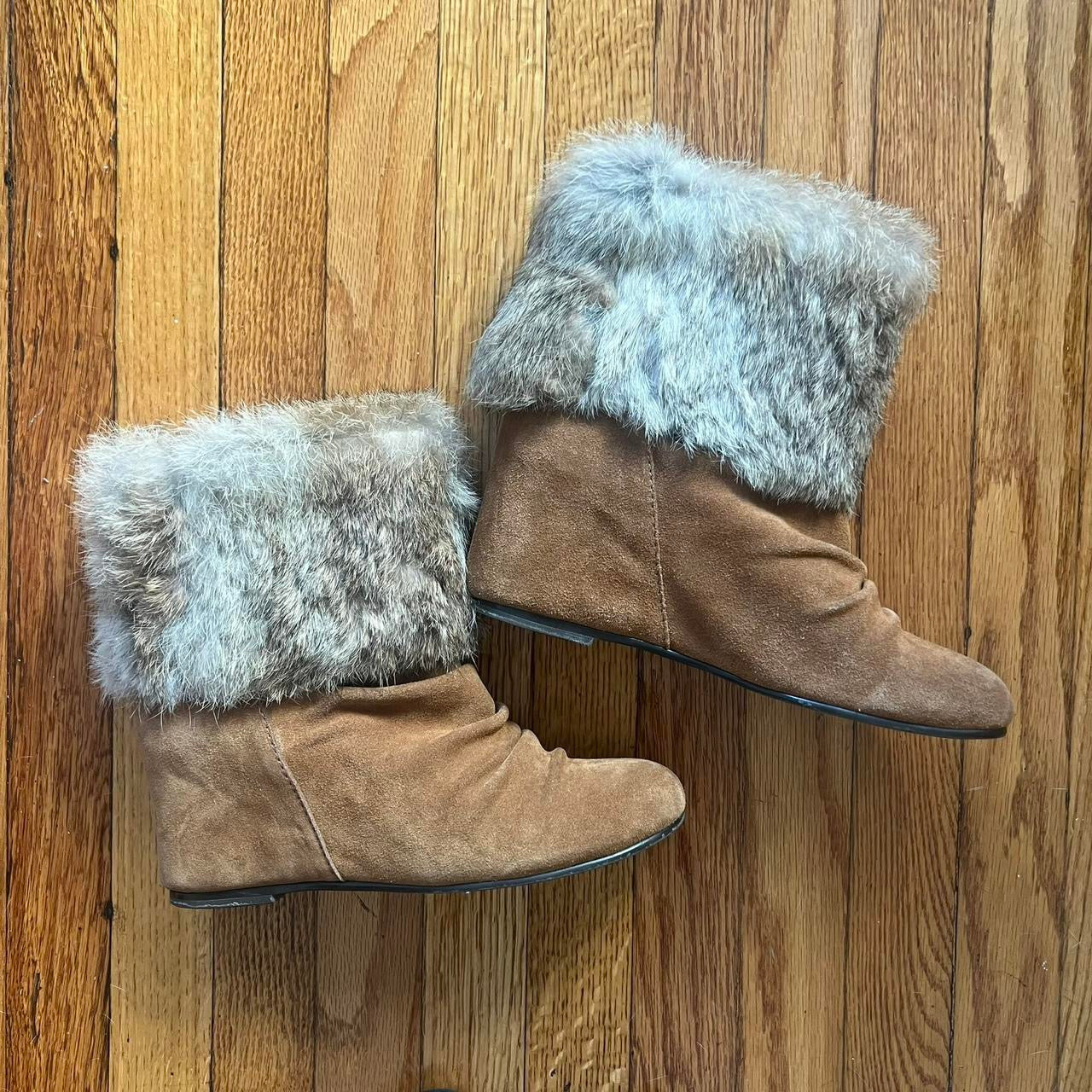 Fur boots