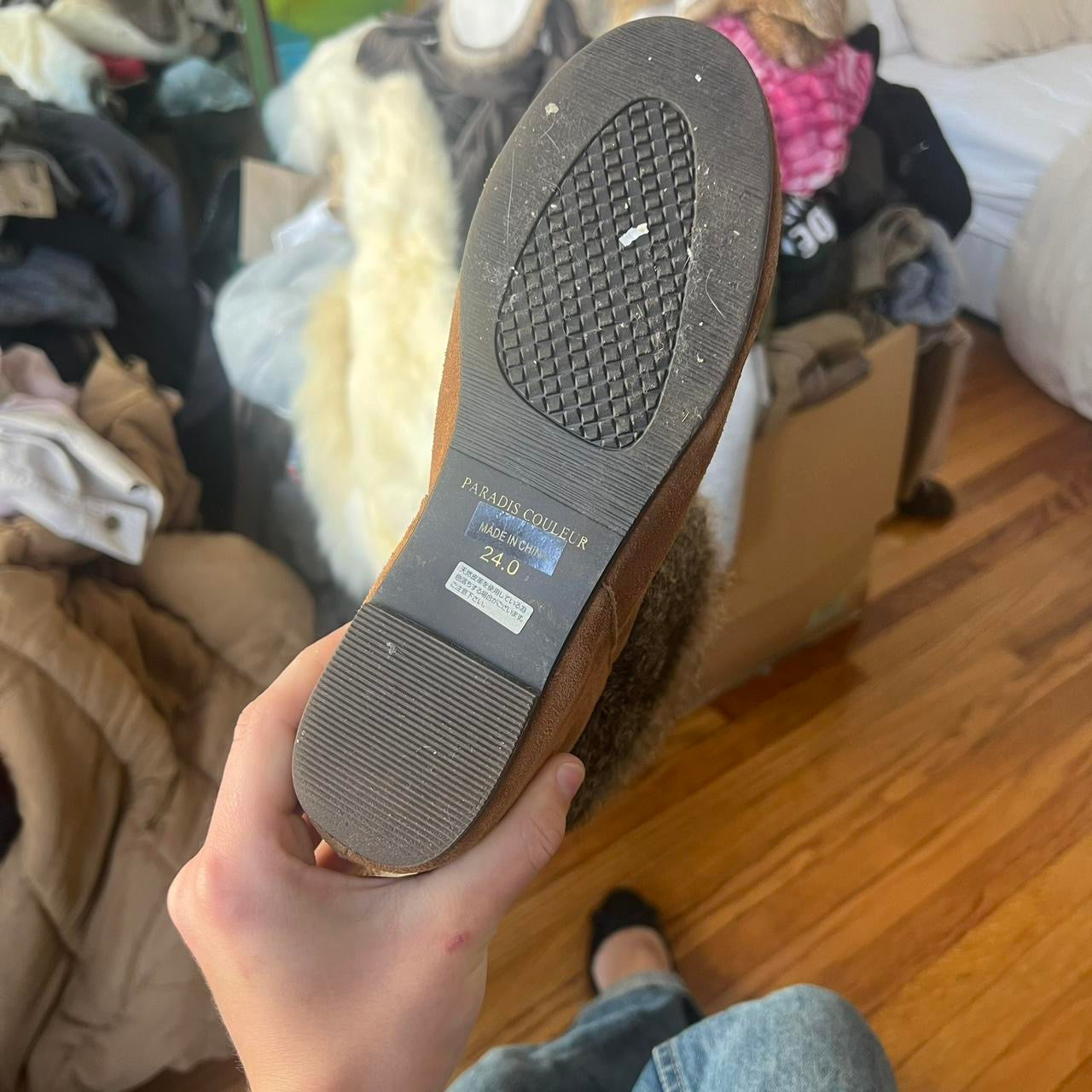 Fur boots