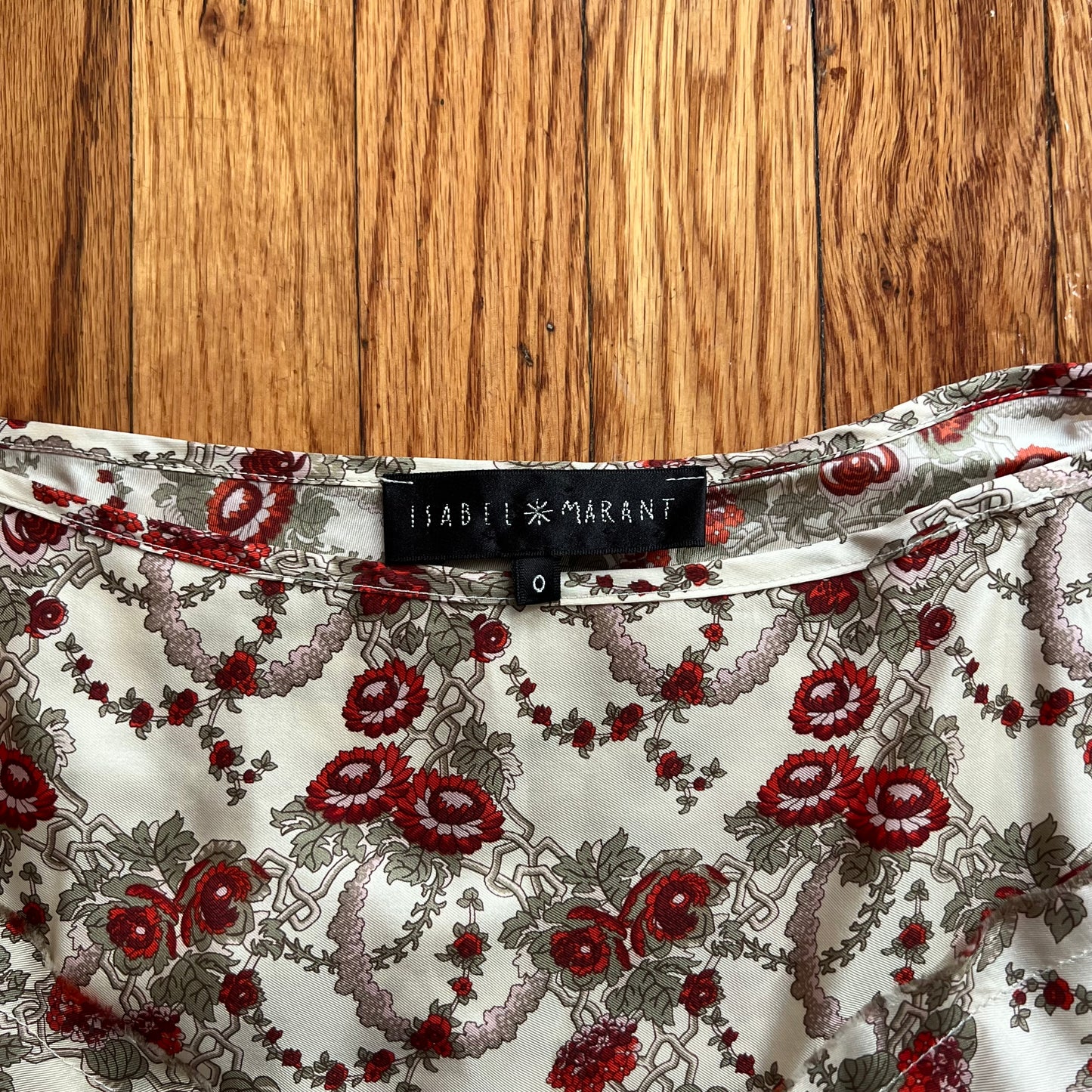 Isabel marant floral skirt set