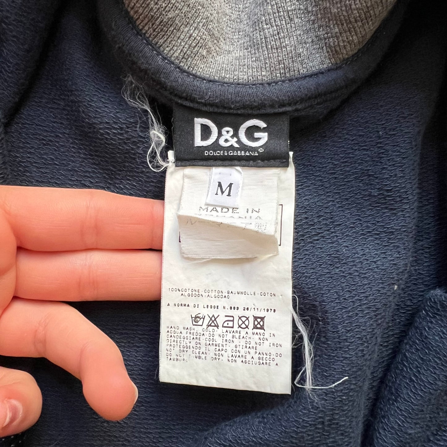 D&G zip up track jacket