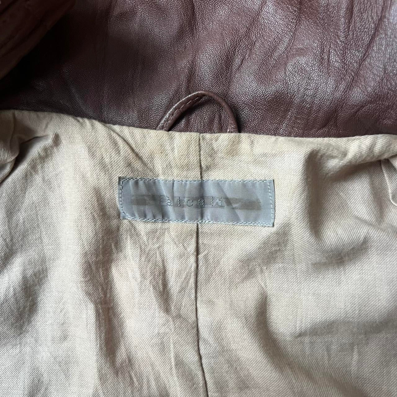 Taupe moto jacket