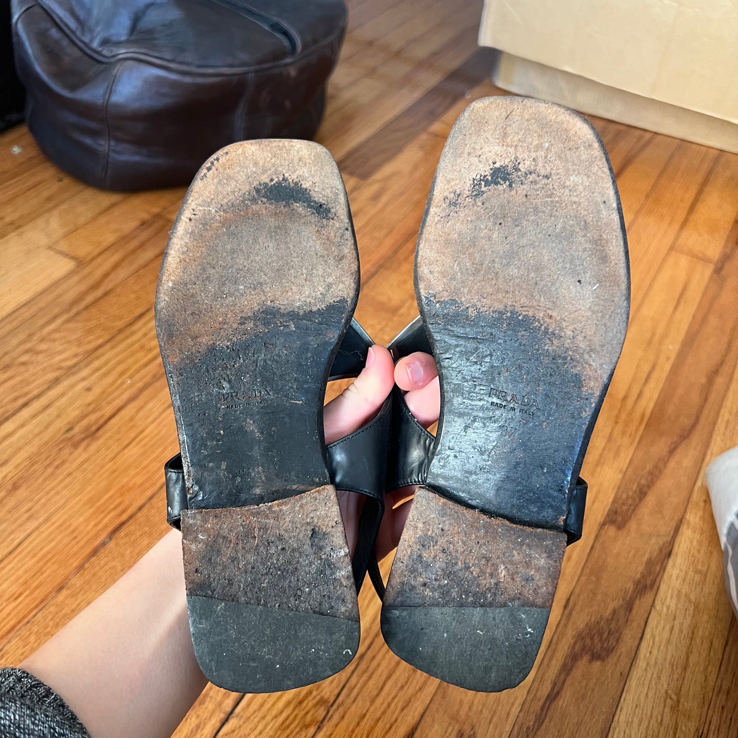 Prada sligback sandal