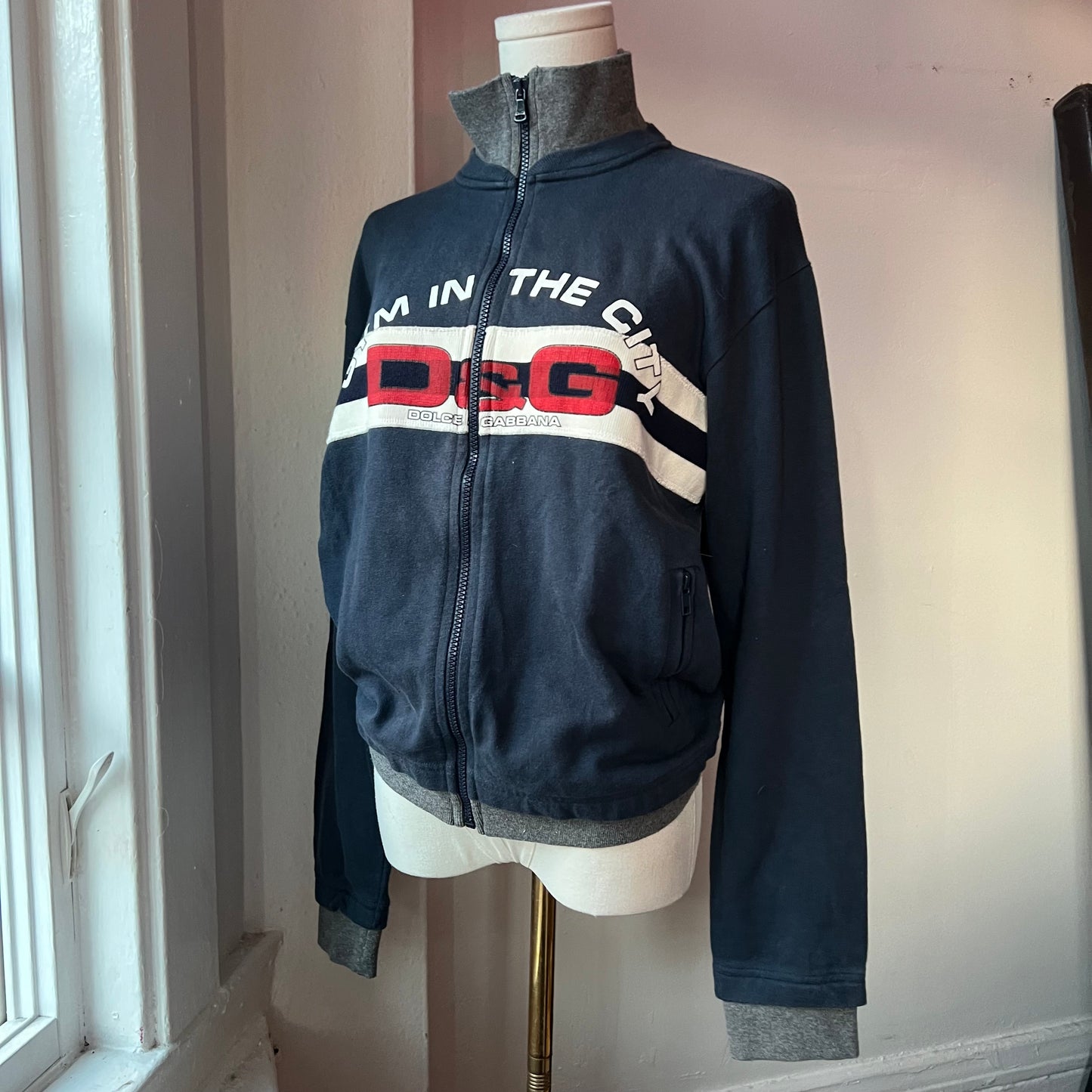 D&G zip up track jacket