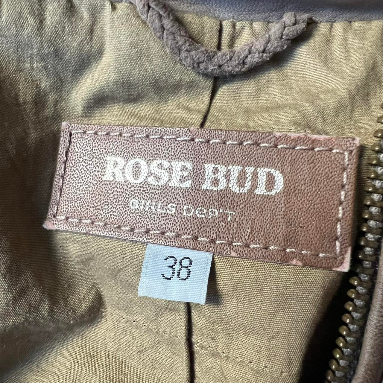 Cream/grey moto jacket