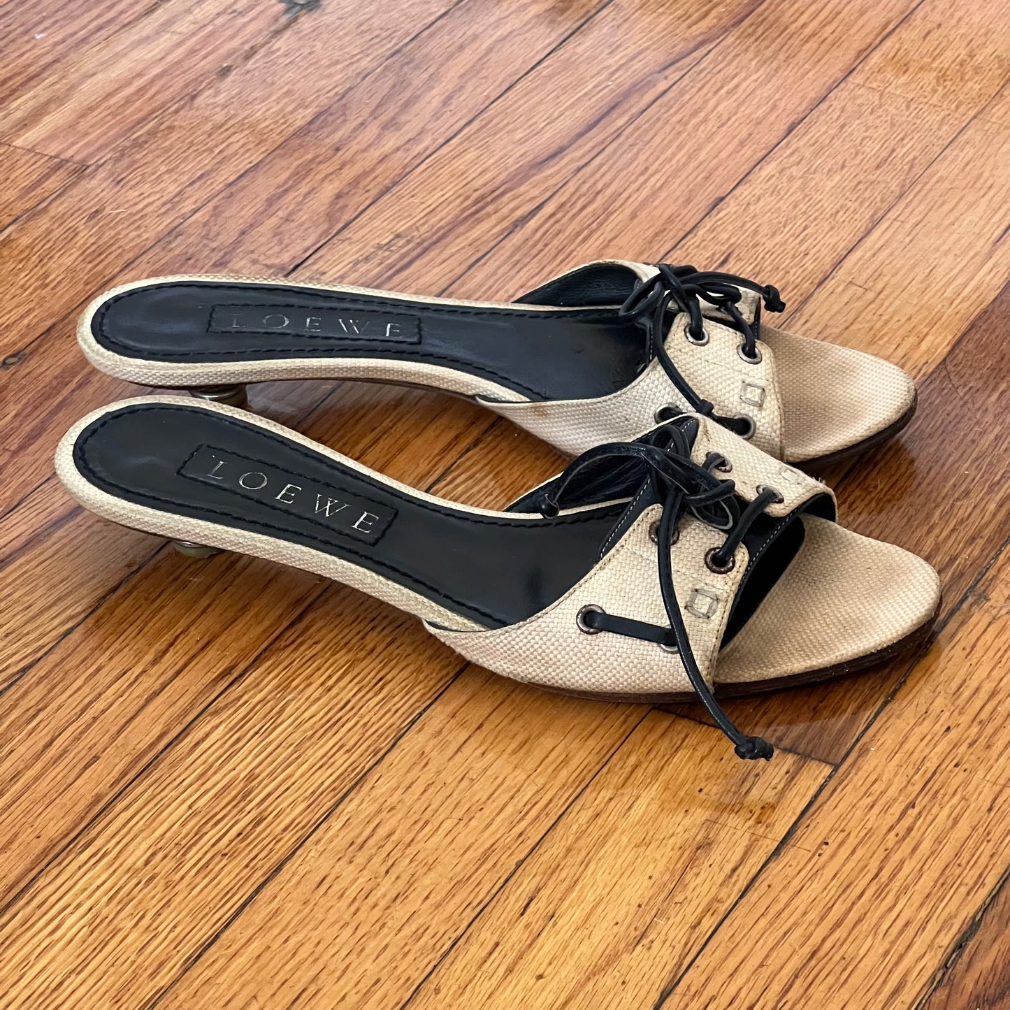 Loewe lace up sandals