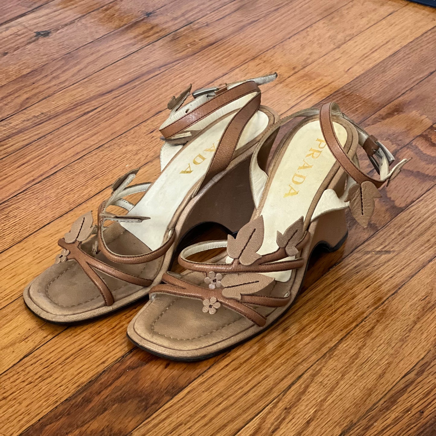 Prada Spring 1997 strappy sandals