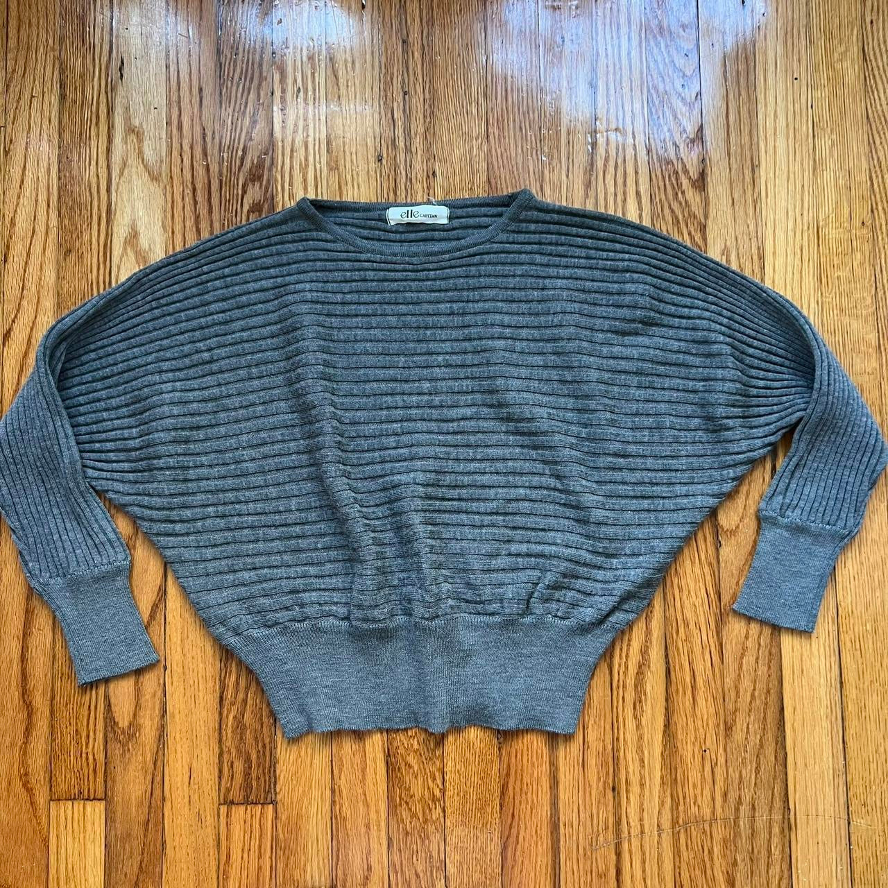 Doleman sleeve knit top