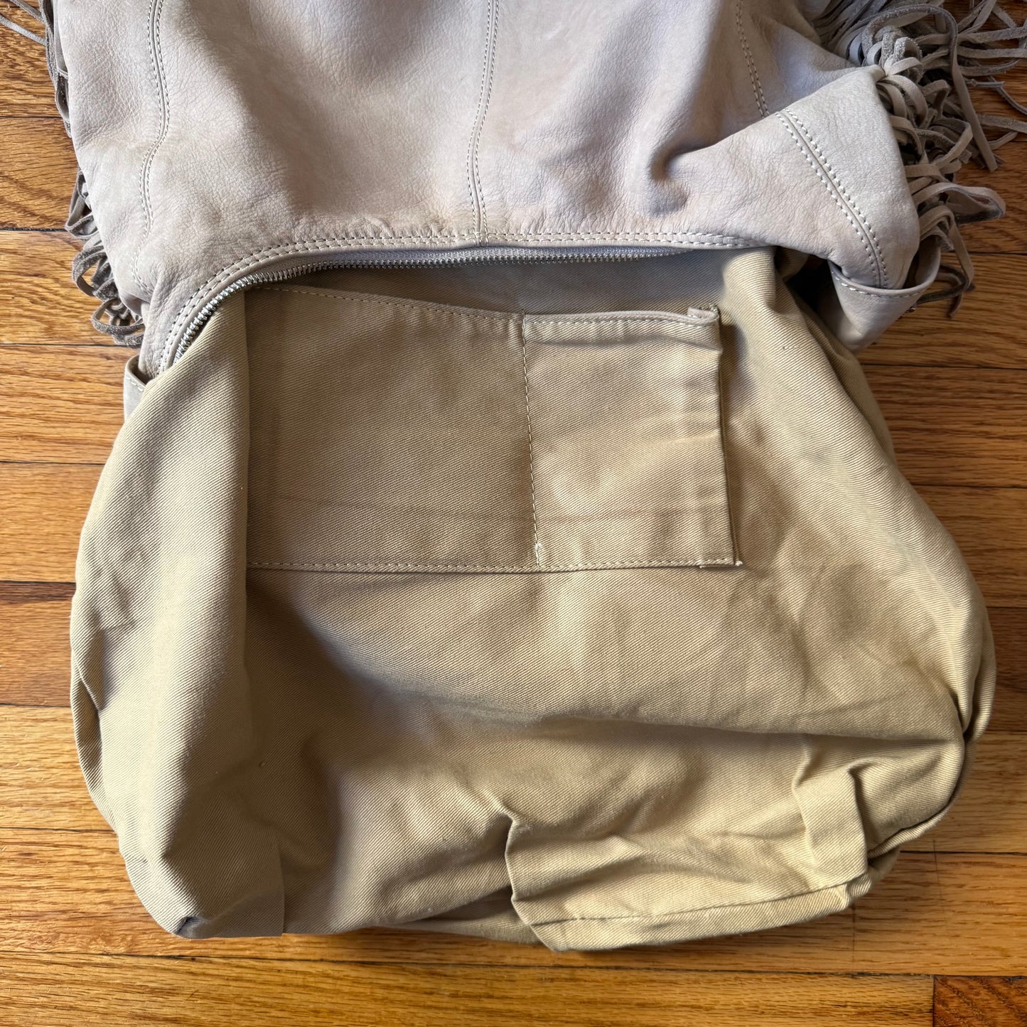 Fringe Suede Shoulder Bag