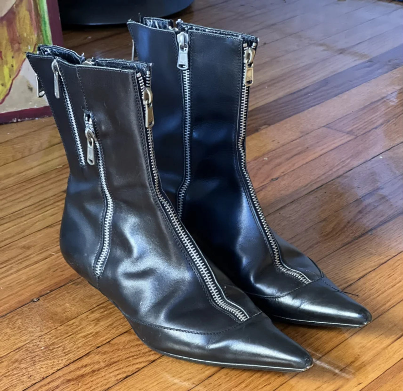 D&G zipper boots