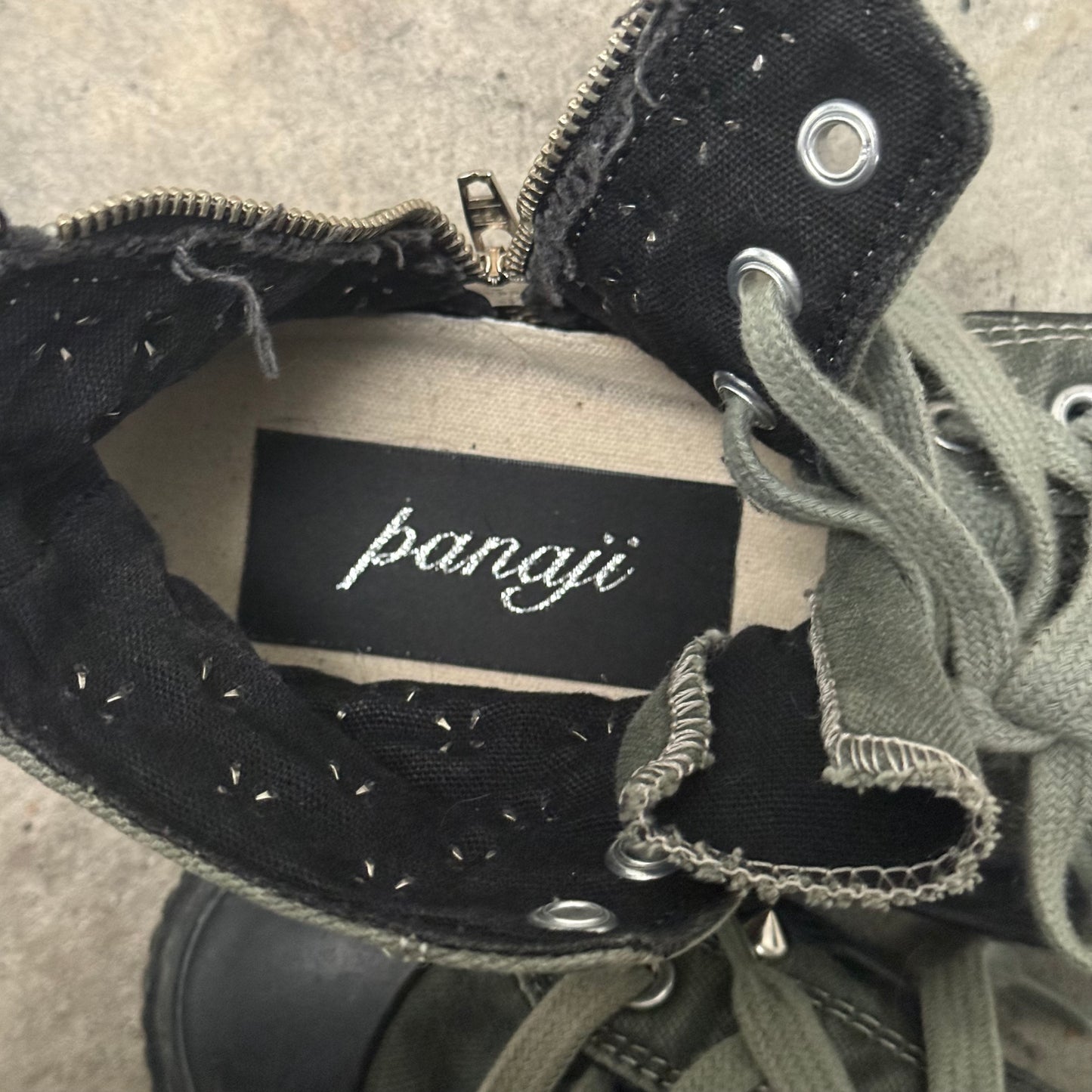 Studded Canvas Sneakers