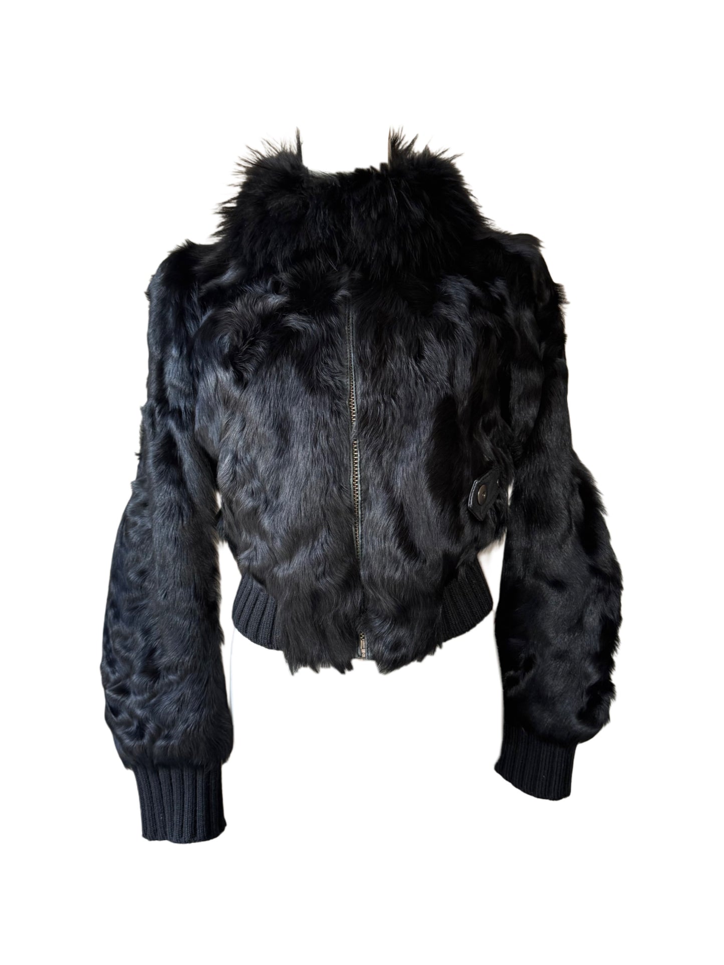Fur Bomber Jacket