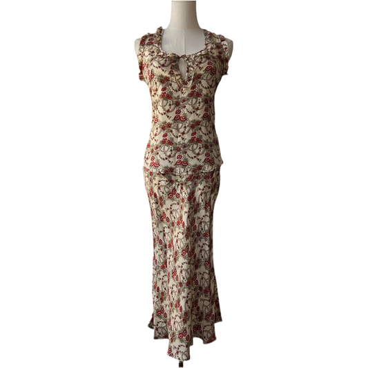 Isabel marant floral skirt set