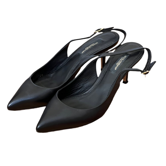 Dolce & Gabbana leather kitten heels