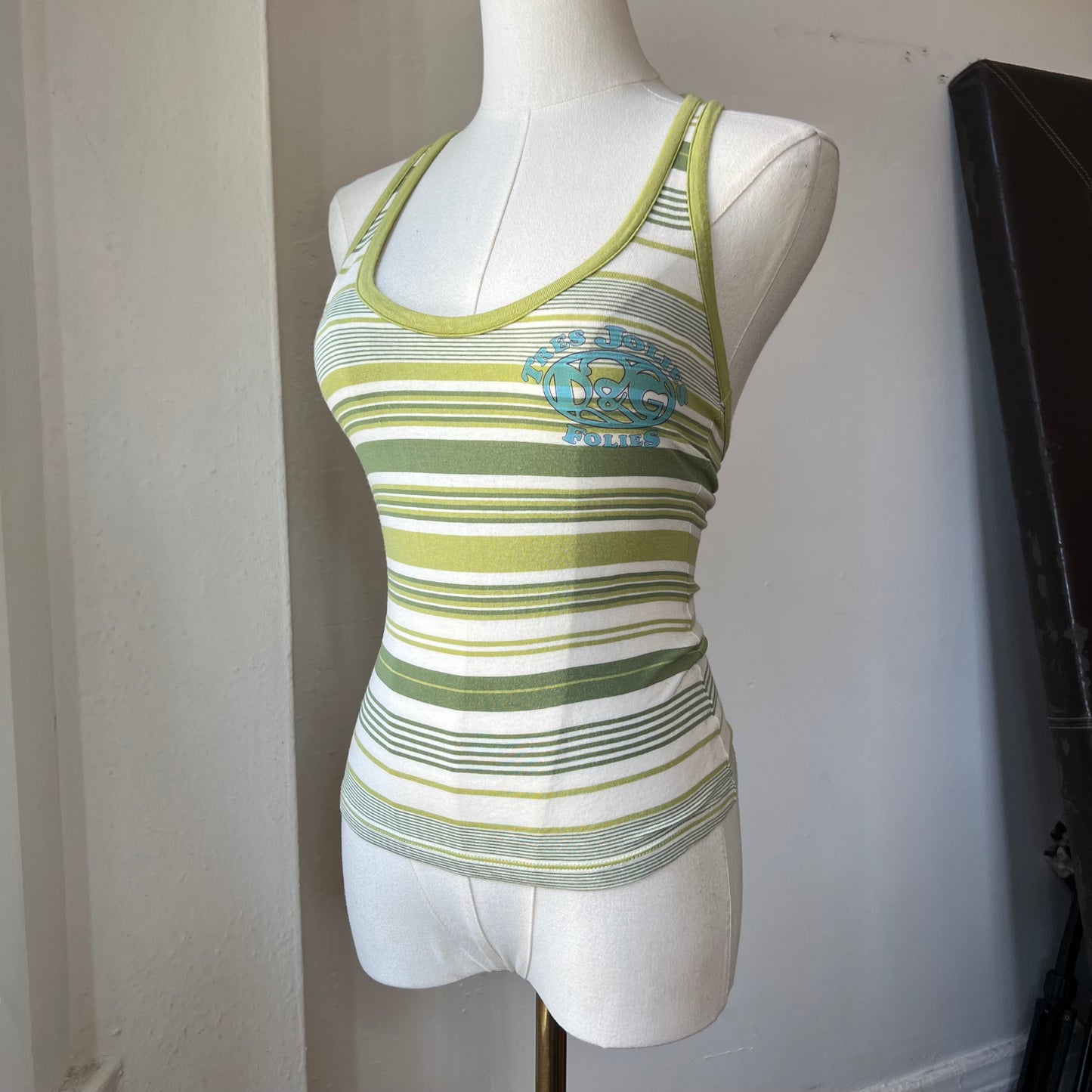 D&G striped halter top