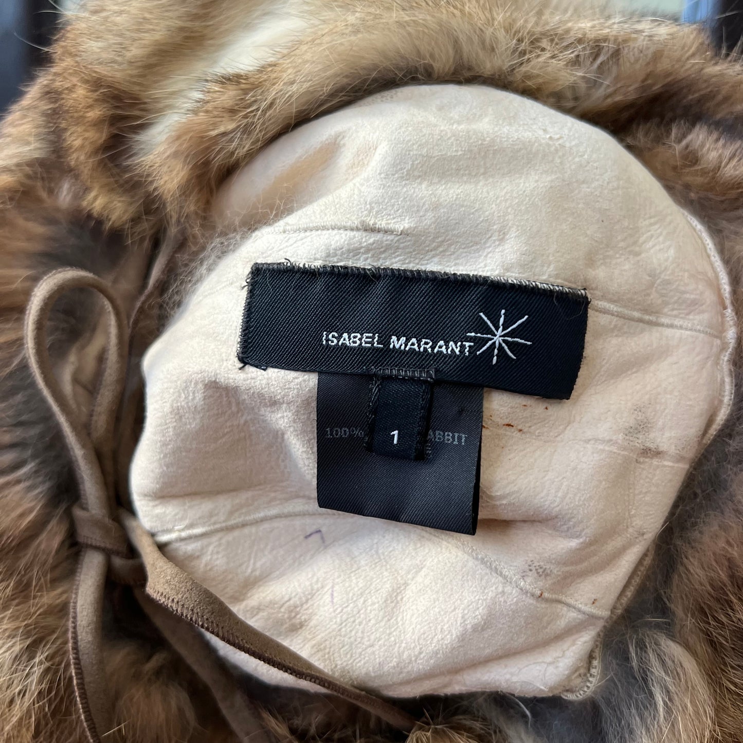 Isabel Marant Rabbit fur hat