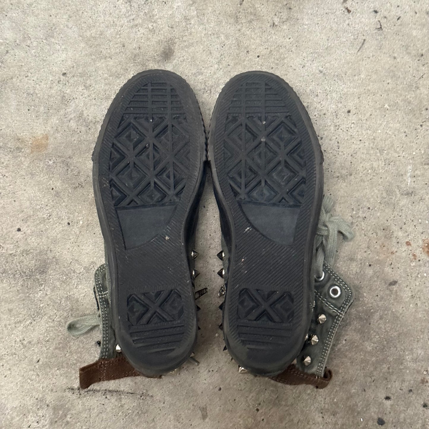 Studded Canvas Sneakers