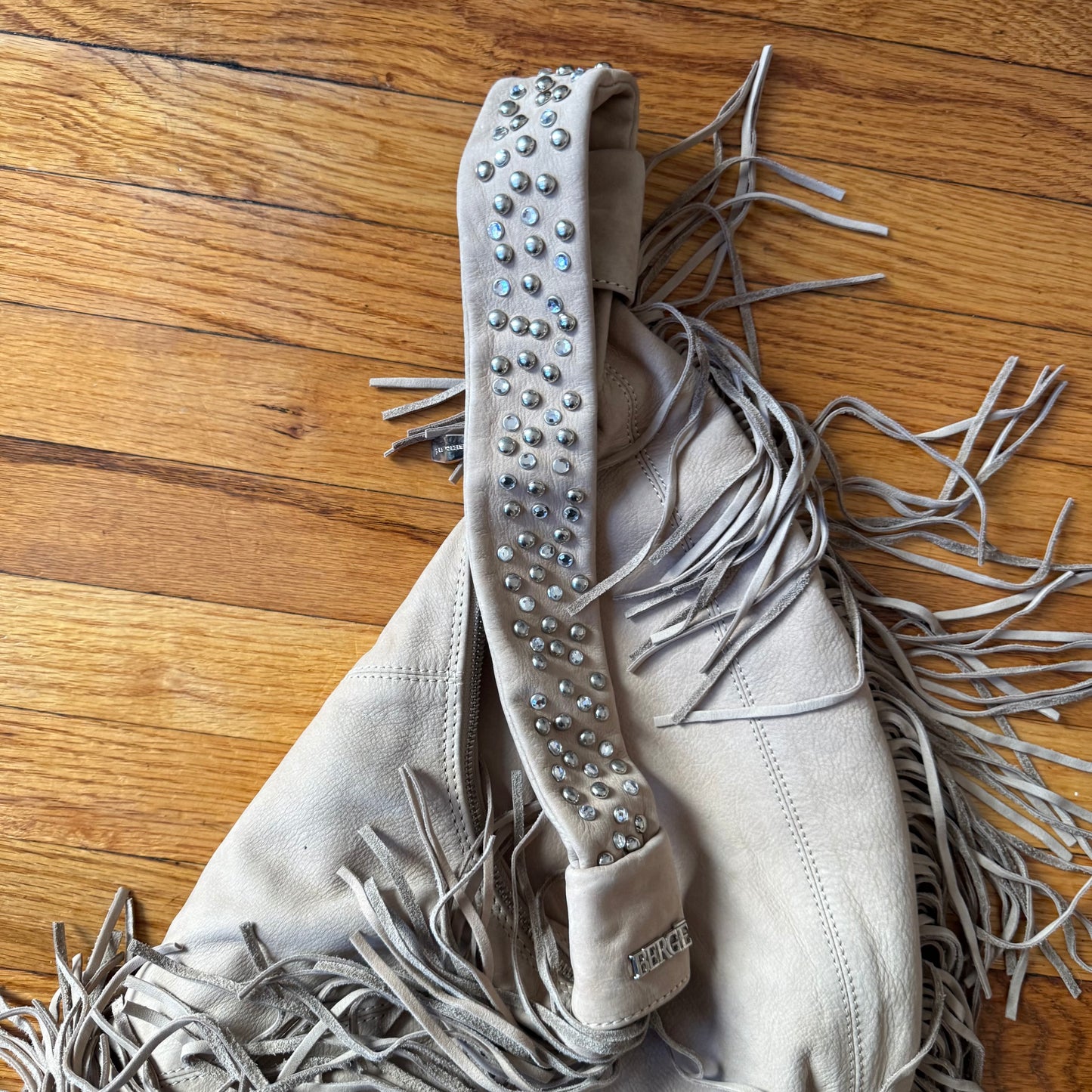 Fringe Suede Shoulder Bag