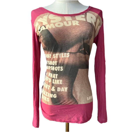 Hysteric Glamour micromesh long sleeve