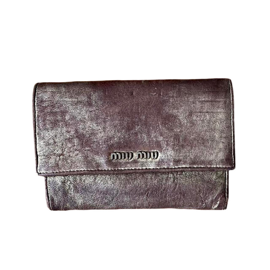 Miu Miu nappa leather wallet