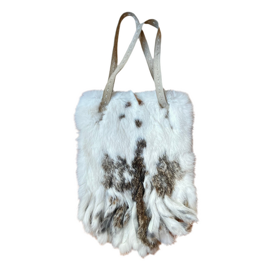 Rabbit fur bag