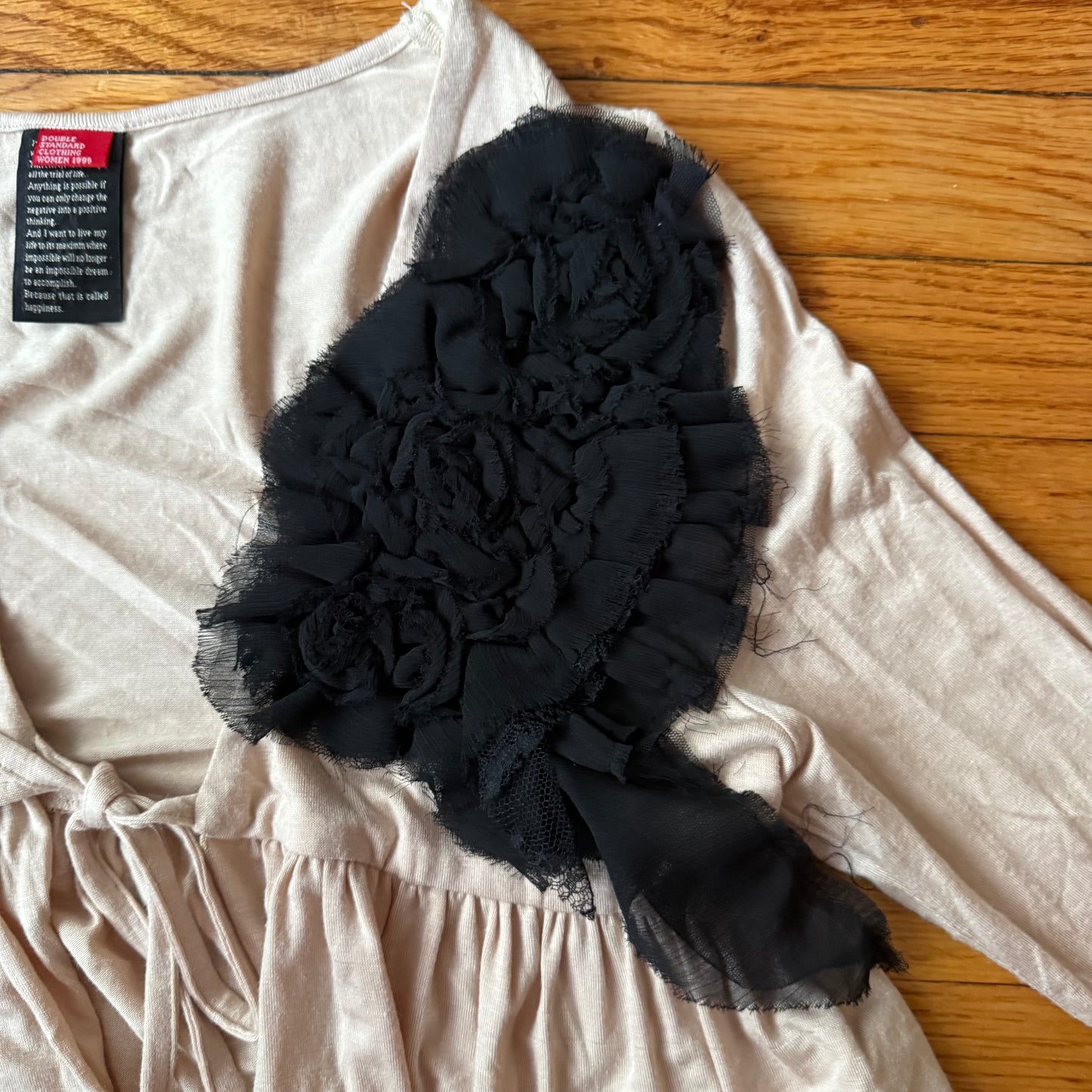 Soft Tie Front Babydoll Top