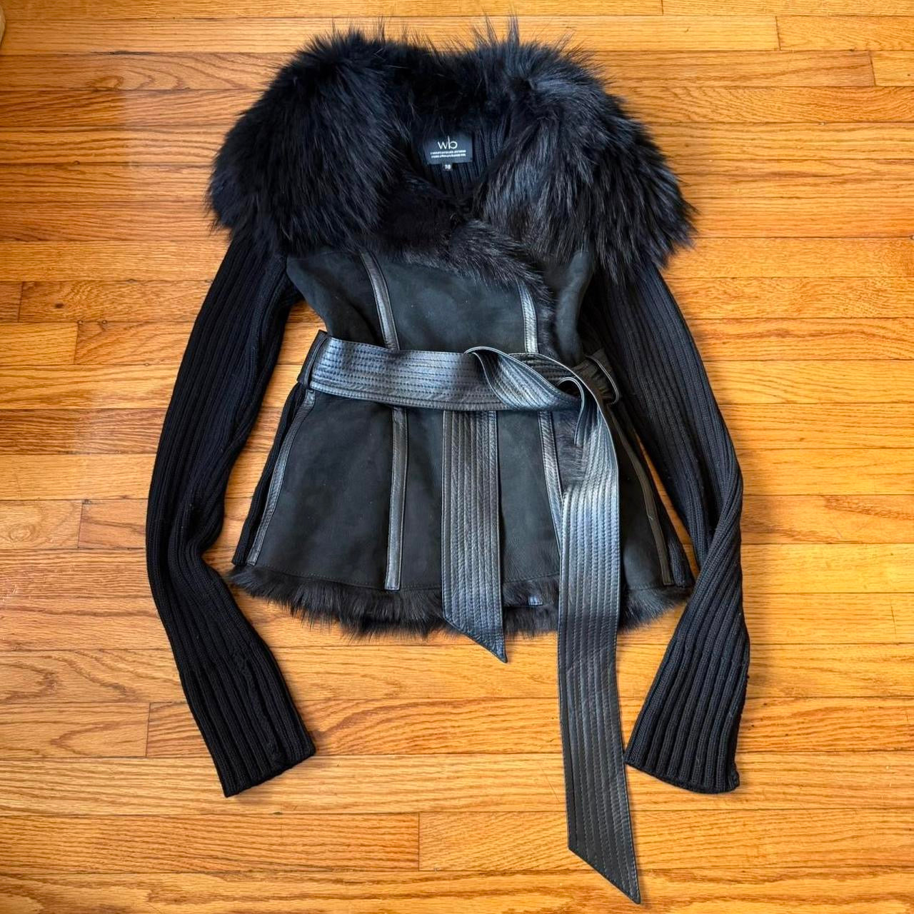 Shearling Wrap Jacket
