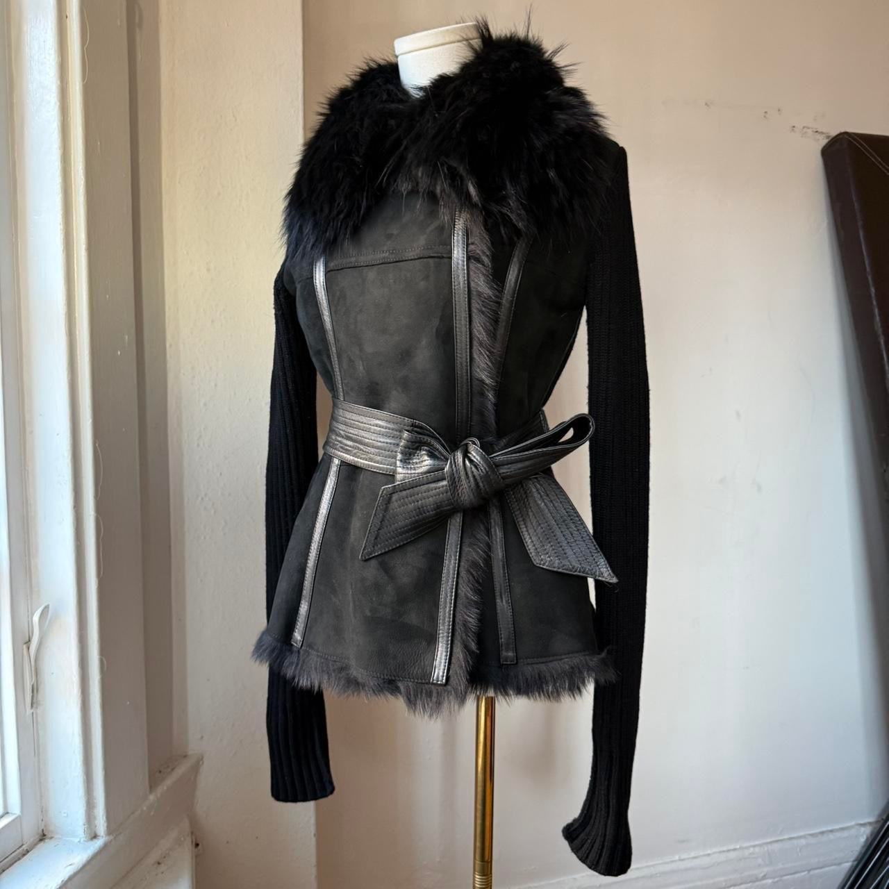 Shearling Wrap Jacket