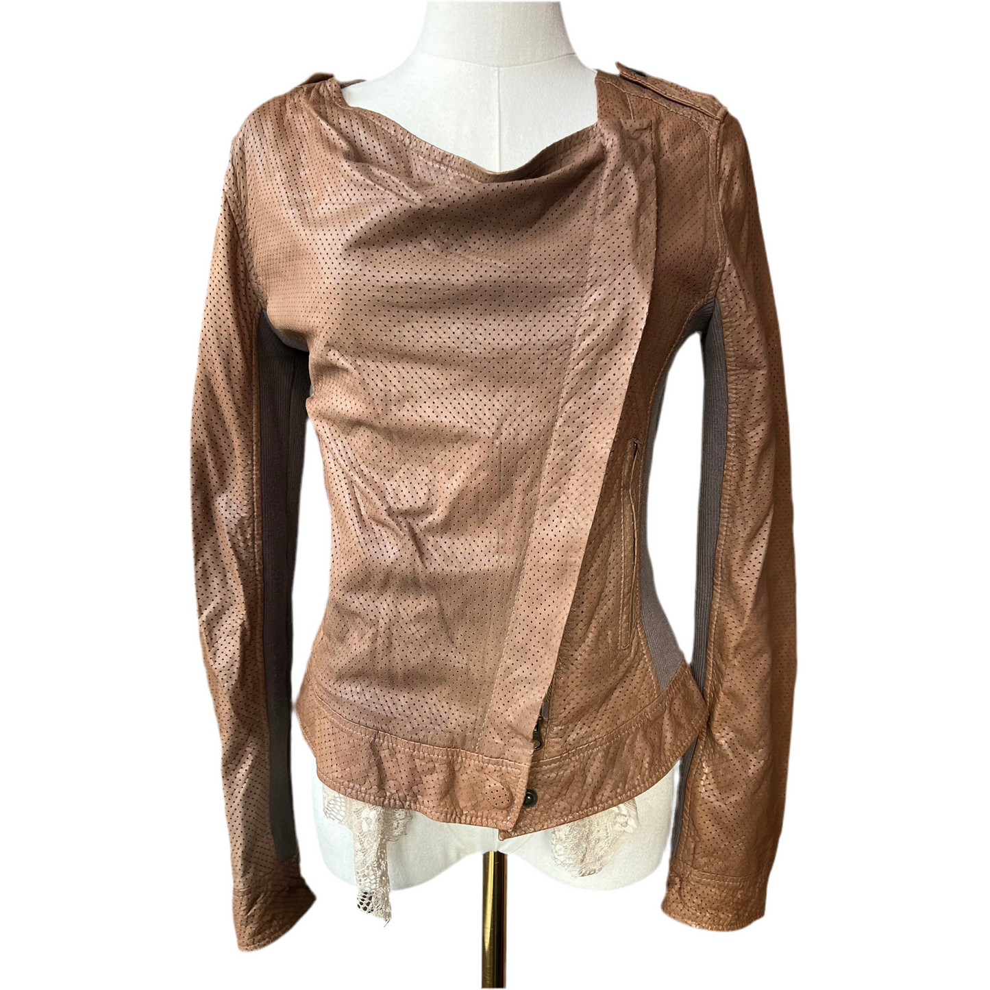 Draped Moto jacket