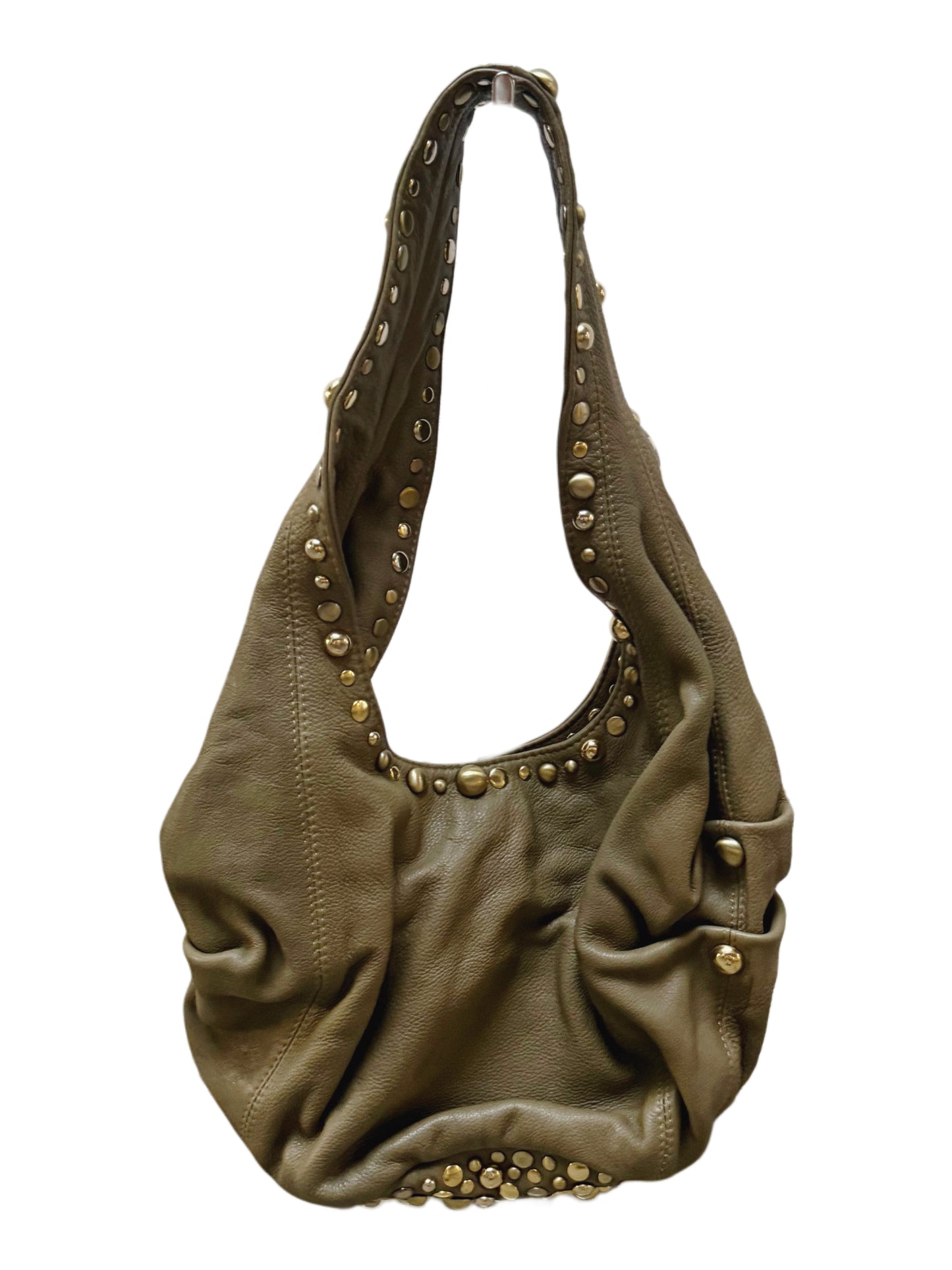 Olive Studded Bag