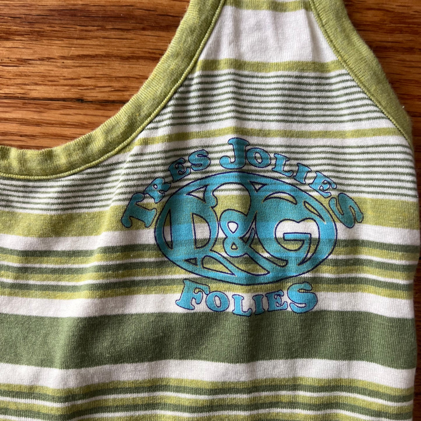 D&G striped halter top