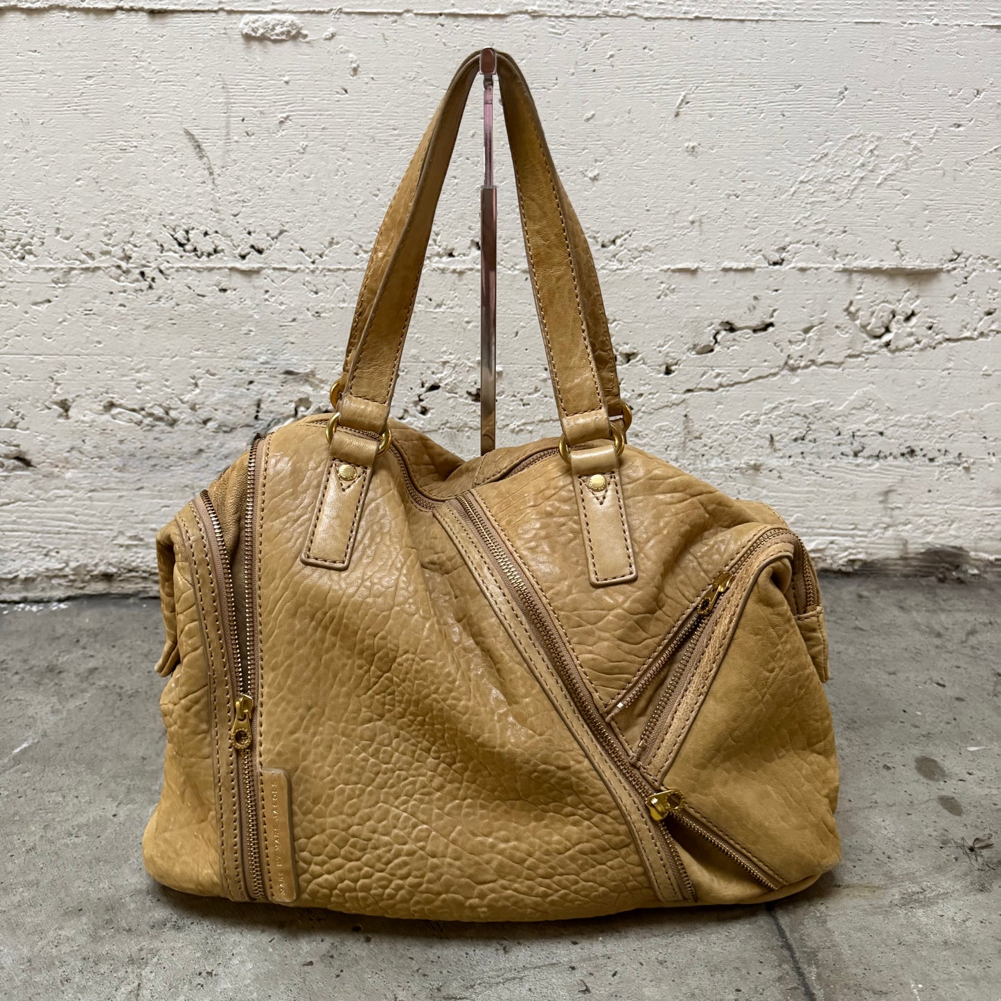 Marc Jacobs Zip Panel Leather Bag