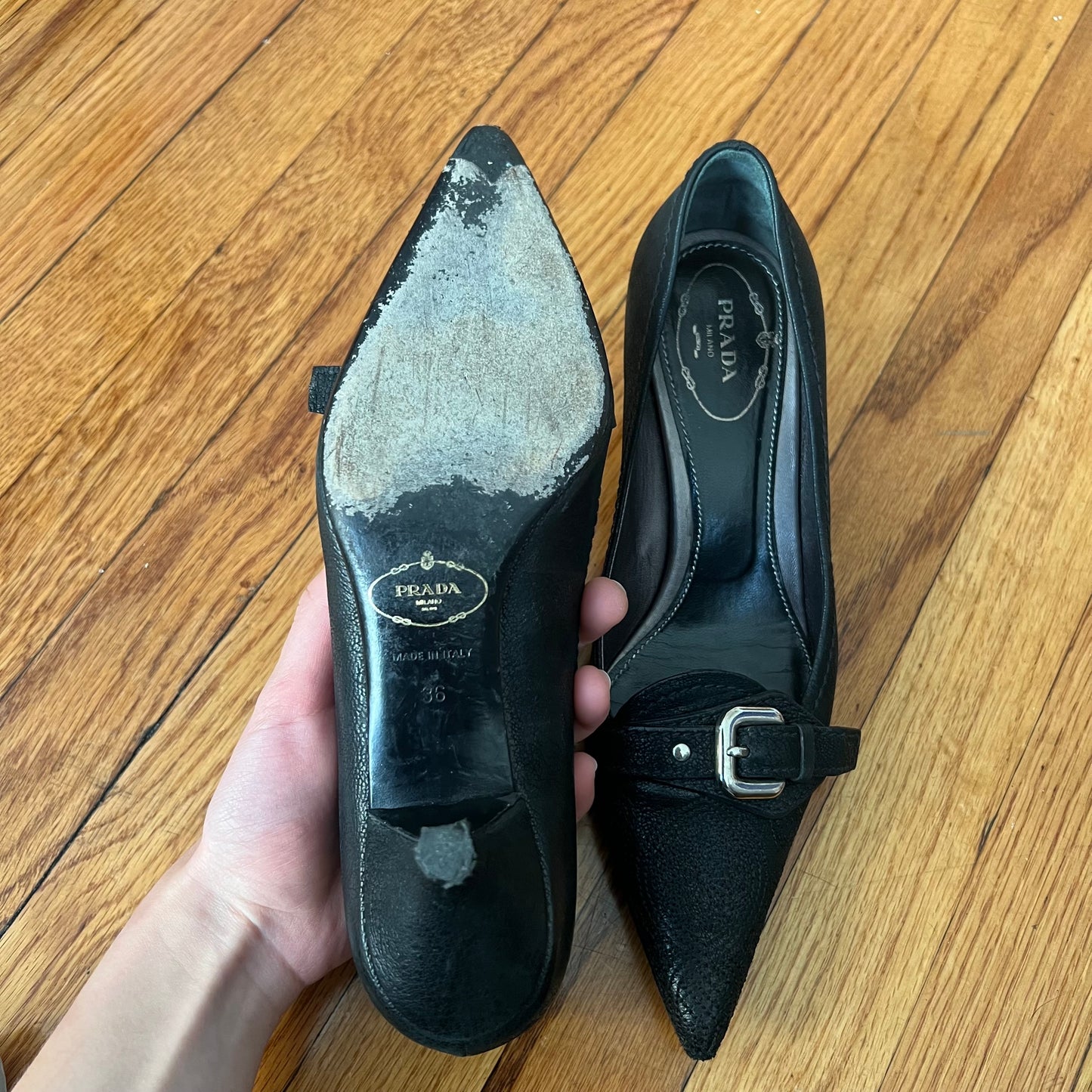 Prada kitten heels
