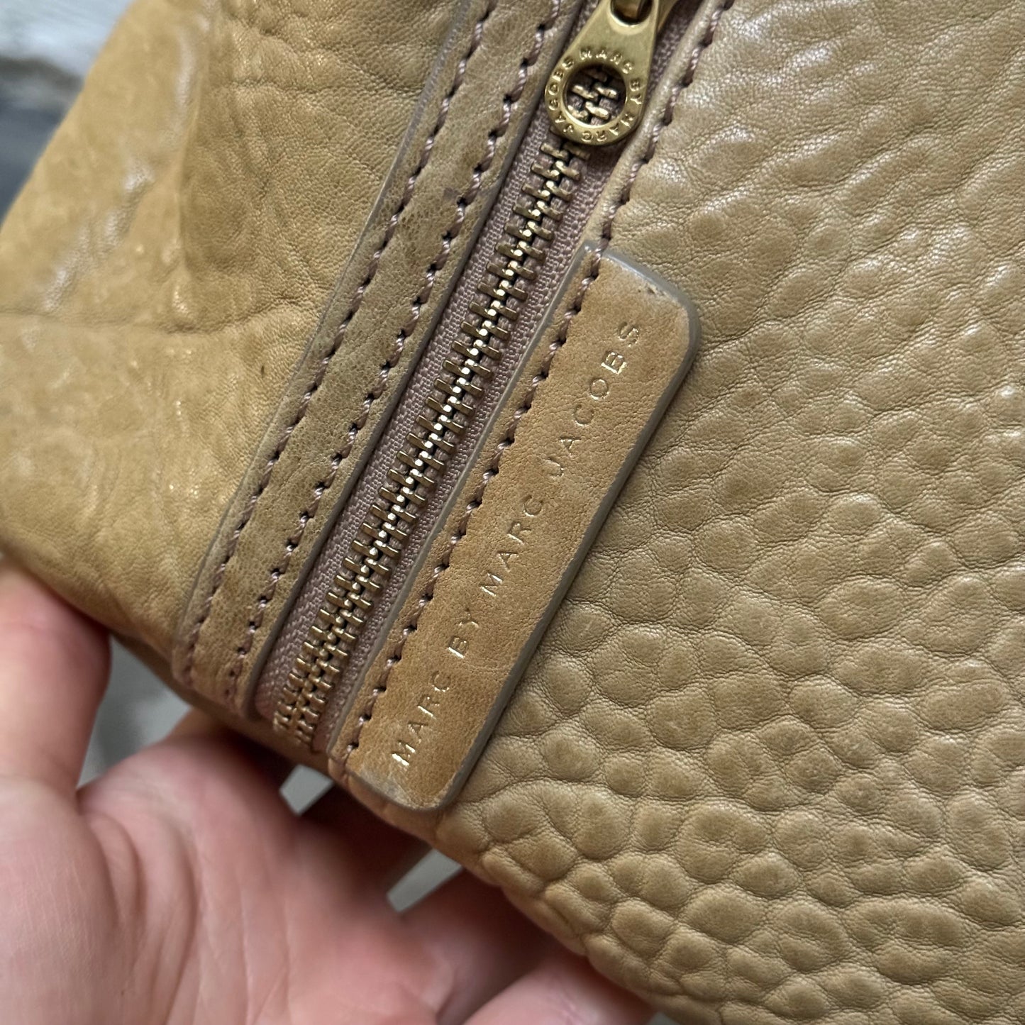 Marc Jacobs Zip Panel Leather Bag