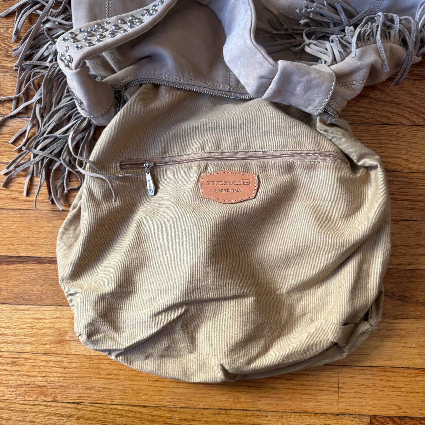Fringe Suede Shoulder Bag