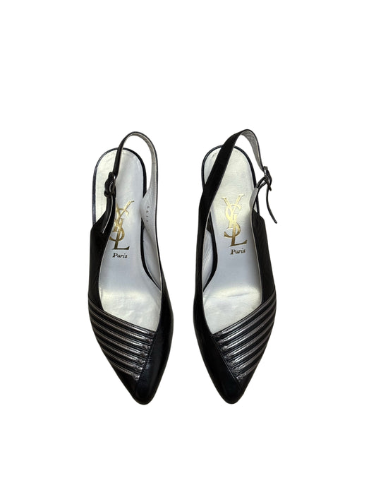 YSL Slingback Pointed Heels