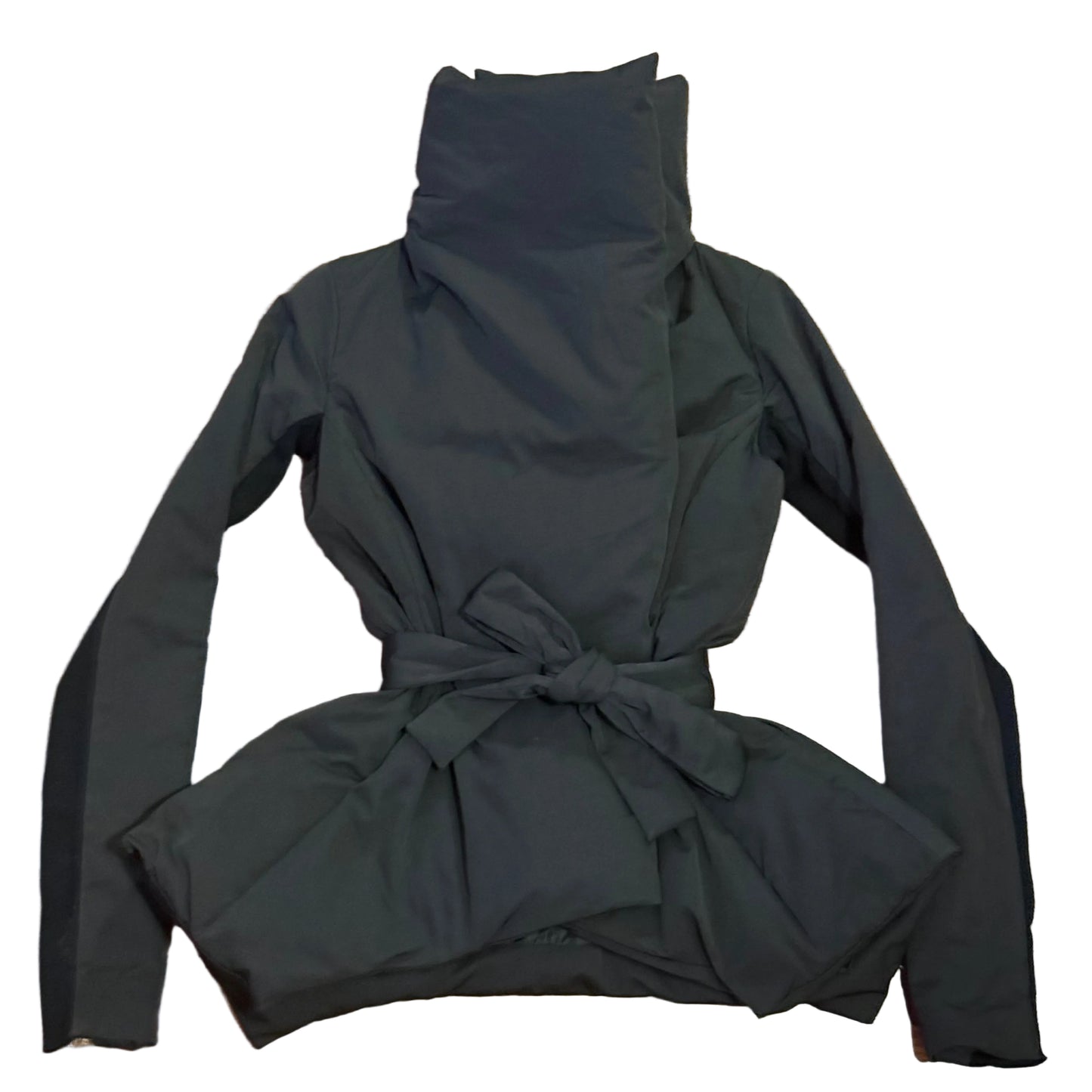 Sculpted Wrap Puffer Jacket